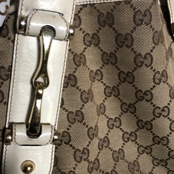 Gucci Pelham Tan/Cream Canvas/Leather Signature